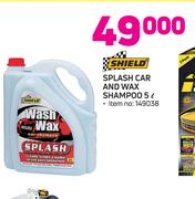 Shield 5L Splash Car And Wax Shampoo