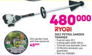 Ryobi 30cc Petrol Garden Trimmer 