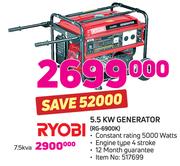 Ryobi 5.5KW Generator