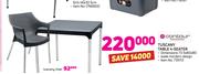 Contour Tuscany Table 4-Seater