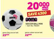 Game Soccer Ball Mini