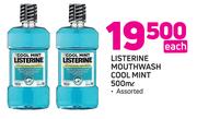 Listerine Mouthwash Cool Mint-500ml Each