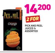 Pick And Peel Juices-2 x 1L