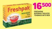 freshpak Rooibos Tagless Teabags 80's Box