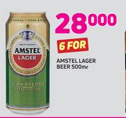 Amstel Lager Beer4-6 x 500ml