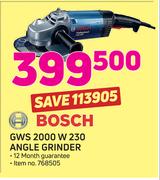 Bosch GWS 2000W 230 Angle Grinder