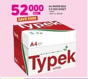 Typek A4 Paper Box 5 x 500 Sheet