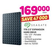Seagate 1TB 2.5" Expansion Hard Drive
