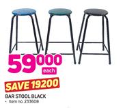 Bar Stool Black-Each