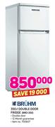 Bruhm 350Ltr Double Door Fridge BRD-350