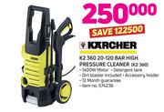 Karcher K2 360 20-120 Bar High Pressure Cleaner
