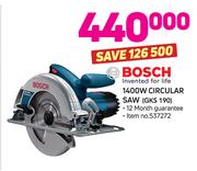 Bosch 1400W Circular Saw GKS 190