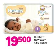 Huggies New Baby 42s Size 1