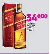 Johnnie Walker Red-750ml Each