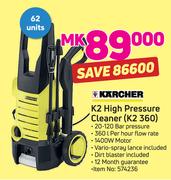 Karcher K2 High Pressure Cleaner (K2 360)