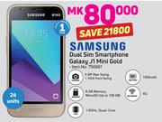 Samsung Dual Sim Smartphone Galaxy J1 Mini Gold