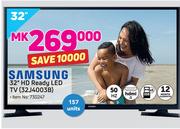 Samsung 32” HD Ready LED TV (32J4003B)
