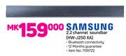 Samsung 2.2 Channel Soundbar (HW-J250 XA)