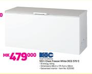 KIC 553Ltr Chest Freezer White KCG 570 1
