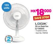 Logik 30cm Desk Fan LT-30D01