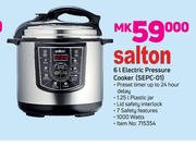 1Salton 6Ltr Electric Pressure Cooker SEPC-01
