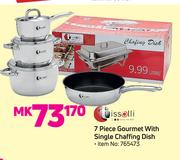 Tissolli 7 Piece Gourmet With Single Chafing Dish