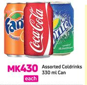 Assorted Coldrinks Can-330ml Each