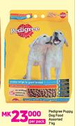 Pedigree Puppy Dog Food Assorted-7Kg Per Pack