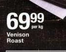 Bushveld Pride Venison Roast-Per Kg