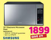 Samsung 32Ltr Electronic Microwave Oven ME0113M1 XF