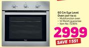 Whirlpool 60cm Eye Level Oven AKP 738 IX
