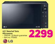LG 42Ltr Neochef Solo Microwave