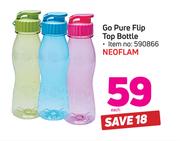 Go Pure Flip Top Bottle-Each