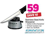 Shogun Stainless Steel Knife Sharpener-Per Set
