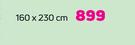 Waltex Shaggy Plush Assorted-160 x 230cm Each