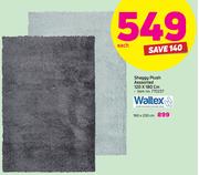 Waltex Shaggy Plush Assorted-120 x 180cm Each