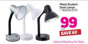 Metal Student Desk Lamps-Each