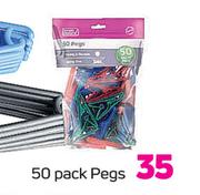 Simple Choice 50 Pack Pegs