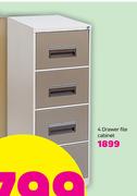 Tool Room Services 4 Drawer File Cabinet