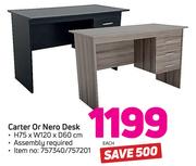 Carter Or Nero Desk-Each