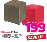 Ottoman Cubes Assorted-Each