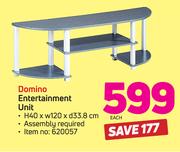 Domino Entertainment Unit H40 x W120 x D33.8cm 