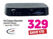 DSTV HD Zappa Decoder DISHKIT DSD41