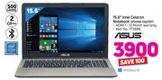 Asus 15.6” Intel Celeron Notebook X541NA-GQ278T