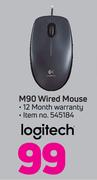 Logitech M90 Wired Mouse