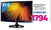 Samsung 21.5” FHD Monitor LS22D300HYXA