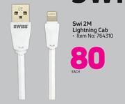 Swiss Swi 2M Lightning Cable-Each