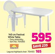 Gold Sun Laguna Highback Chair