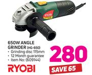 Ryobi 650W Angle Grinder HG-650