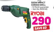 Ryobi 500W Impact Corded Drill